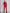 ELAGIA red regular-fit business suit women complete coordinated ensemble for professional wear