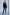 Black Collarless Suit 2-Piece - front view | ELAGIA
