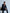 Black Collarless Suit 2-Piece - close-up detail | ELAGIA