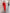 Anne Red Puff Sleeve Midi Dress - close-up detail | ELAGIA