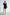 Black Square Neck Long Sleeve Mini Dress - front view | ELAGIA