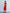 Red Asymmetric Neckline Midi Dress - side view | ELAGIA