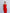 Red Asymmetric Neckline Midi Dress - close-up detail | ELAGIA