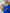 Blue Strappy Cut-Out Midi Dress - close-up detail | ELAGIA