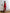 Bianca Red Asymmetric Ruffled Slip Midi Dress - front view | ELAGIA