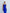 Blue Asymmetric Neckline Midi Dress - back view | ELAGIA