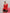 Red Square Neck Puff Sleeve Blouse - view 11 | ELAGIA