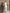 White High-Neck Open-Back Halter Midi – crepe fabric, front view