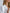 White V-Neck Puff-Sleeve Midi Dress - view 10 | ELAGIA