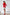 Red Square Neck Puff Sleeve Mini Dress - side view | ELAGIA