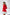 Red Square Neck Puff Sleeve Mini Dress - close-up detail | ELAGIA