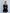 ELAGIA 3 piece women's suit black mini dress detail shot of puff sleeves and fit