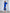 Blue Puff-Sleeve Midi Dress - view 12 | ELAGIA