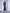 Blue Puff-Sleeve Midi Dress - side view | ELAGIA