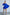 ELAGIA blue backless puff sleeve mini dress - front view showing purple business suit women styling elements