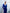 ELAGIA Blue Square Neck Backless Midi Dress styled look with accessories - complete outfit inspiration