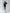 Black Puff Sleeve V-neck Midi Dress - close-up detail | ELAGIA