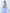 Thalia Sky-Blue Bow-Neck Open-Back A-Line Sleeveless Midi Dress