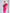 Crimson Satin Ruffled V-Neck Midi Dress - close-up detail | ELAGIA