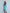 Tiffany-Blue Sweetheart Puff-Sleeve Mini Dress - view 6 | ELAGIA