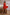 Red Bow Back Mini Dress - front view | ELAGIA