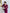 Tiziana Bordeaux V-Neck Puff-Sleeve Flared Skirt Suit 2-Piece