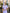 Lavender V-Neck Puff-Sleeve Midi Dress - back view | ELAGIA