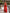 Red V-Neck Slip Midi Dress - close-up detail | ELAGIA