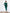 ELAGIA Paola emerald button-detail long sleeve peplum midi dress front view, 3 piece women's suit style