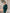 Celeste Emerald Satin Asymmetric One-Shoulder Midi Dress - back view | ELAGIA