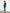 ELAGIA Paola emerald button-detail long sleeve peplum midi dress front view, purple business suit women inspired