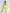 Yellow Single-Breasted Suit 2-Piece - close-up detail | ELAGIA