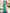 Green Silk Slip Midi Dress - close-up detail | ELAGIA