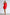 Red Sweetheart Puff-Sleeve Mini Dress - front view | ELAGIA