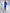 Blue Long Sleeve Midi Dress - view 7 | ELAGIA