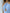 Julie Sky-Blue Cut-Out Halter Midi Dress - back view | ELAGIA