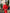 Julie Red Puff-Sleeve Midi Dress - close-up detail | ELAGIA