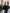 Julie Black Puff-Sleeve Midi Dress - close-up detail | ELAGIA