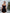 Selena Black Off-The-Shoulder Mini Dress - back view | ELAGIA