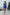 Selena Blue Off-The-Shoulder Mini Dress - front view | ELAGIA