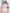 Pink Collarless Double-Breasted Longline Suit – Crepe fabric, side profile