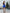 Selena Blue Off-The-Shoulder Mini Dress - side view | ELAGIA