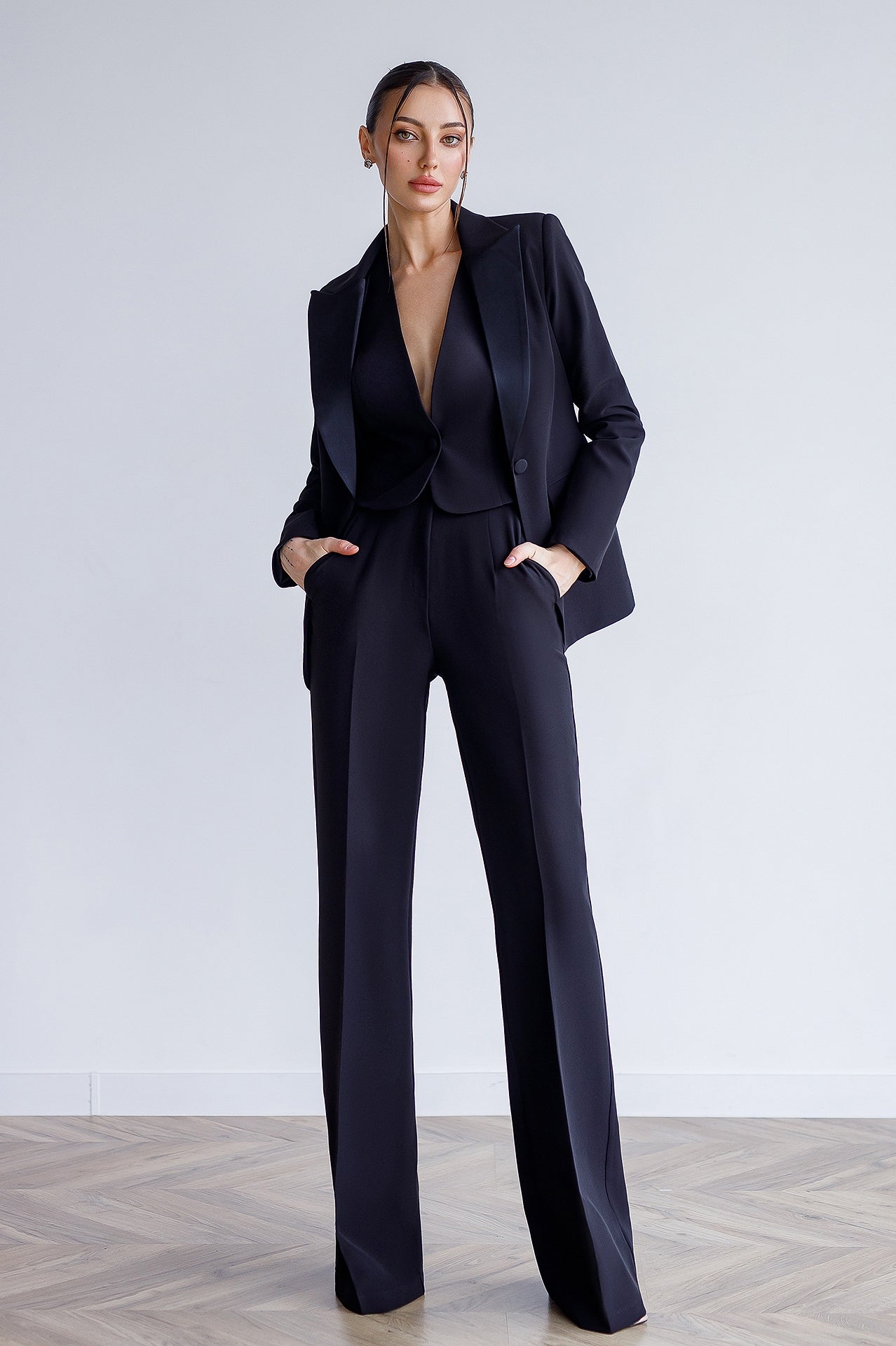 Black Single-Breasted Suit 3-Piece