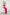 ELAGIA crimson sleeveless business suit back view showing wide-leg pants silhouette - 3 piece women's suit style