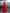 Elara Red High-Neck Long-Sleeve Mini Dress - back view | ELAGIA