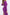 Purple Satin Long Sleeve Midi Dress - view 6 | ELAGIA