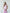 Julie Dusty Pink Halter Neck Midi Dress - back view | ELAGIA