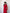 Red sheer sleeve V-neck top and maxi skirt set – crepe fabric, side profile
