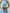 Julie Sky-Blue Halter Neck Midi Dress - close-up detail | ELAGIA