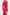 Red Satin Long Sleeve Midi Dress - back view | ELAGIA